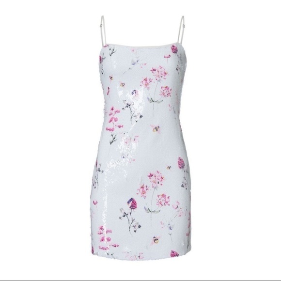 LIKELY Reese Floral Sequin Mini Dress - Picture 6 of 12